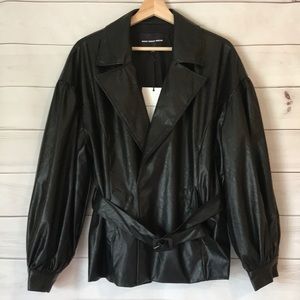 Who What Wear Faux Leather Jacket NWT